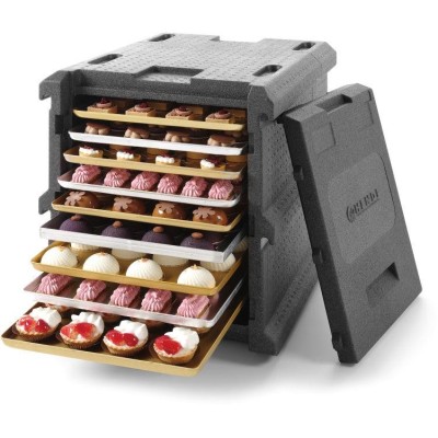 Termoizolační kontejner Profi Line 9x 600x400 mm – cateringový, 128L, 540x700x(H)640mm