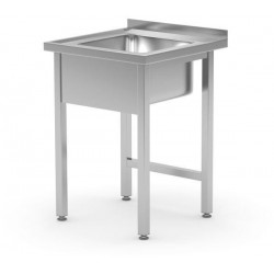 Stůl s dřezem – šroubovatelný, 1000x600x(H)850mm