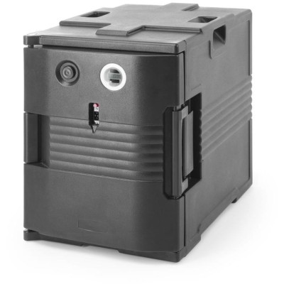 Termoizolační kontejner s funkcí ohřívání - cateringový, GN 1/1, 477x680x(H)620mm