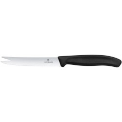 Nůž na sýr a klobásy, Černá, (L)219mm