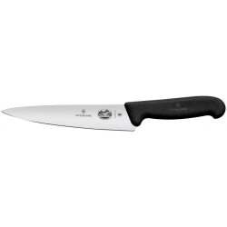 Nůž kuchyňský s širokou čepelí, Černá, (L)314mm