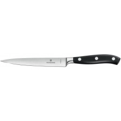 Kovaný nůž kuchyňský, Černá, (L)272mm