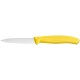Nůž na zeleninu se zoubkovaným ostřím, Žlutá, (L)190mm