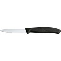 Nůž na zeleninu hladký, Černá, (L)190mm