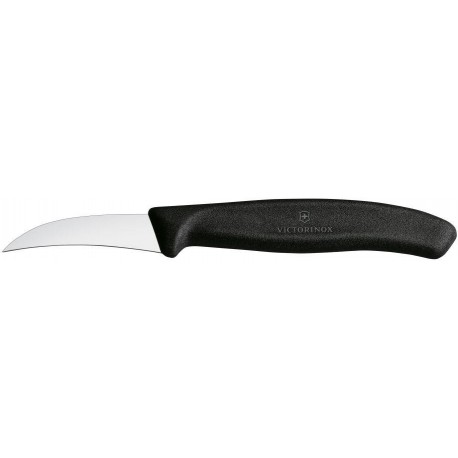 Nůž na zeleninu zahnutý, Černá, (L)162mm