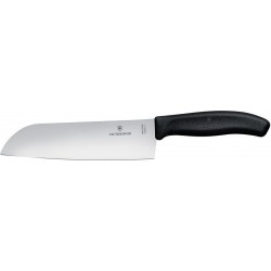 Nůž Santoku, Černá, (L)298mm