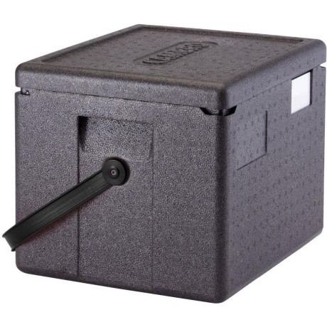 Termoizolační box Cam GoBox® s černým uchem, GN 1/2, 22,3L, Černá, 390x330x(H)316mm