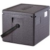 Termoizolační box Cam GoBox s černým uchem, GN 1/2, Cambro, 22,3L, Černá, 390x330x(H)316mm