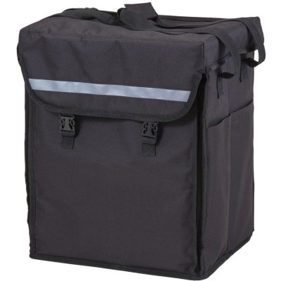 Termoizolační batoh, skládací, s vyjímatelnou přihrádkou, Objem: cca 40l, Černá, 355x280x(H)430mm