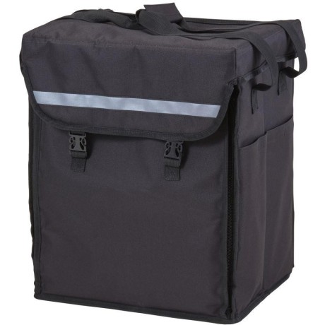 Termoizolační batoh, skládací, s vyjímatelnou přihrádkou, Objem: cca 40l, Černá, 355x280x(H)430mm