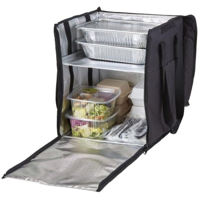 Termoizolační batoh, skládací, s vyjímatelnou přihrádkou, Objem: cca 78l, 78L, Černá, 355x380x(H)430mm