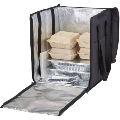 Termoizolační batoh, skládací, s vyjímatelnou přihrádkou, Objem: cca 78l, 78L, Černá, 355x380x(H)430mm
