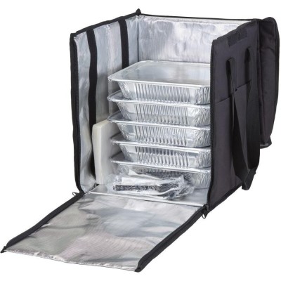 Termoizolační batoh, skládací, s vyjímatelnou přihrádkou, Objem: cca 78l, 78L, Černá, 355x380x(H)430mm