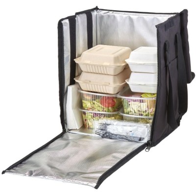 Termoizolační batoh, skládací, s vyjímatelnou přihrádkou, Objem: cca 78l, 78L, Černá, 355x380x(H)430mm