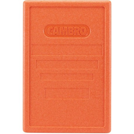 Víko pro termoizolační boxy Cam GoBox® s horním plněním, oranžové, 600x400x(H)34mm