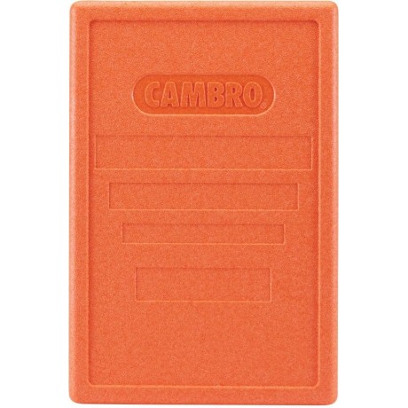 Víko pro termoizolační boxy Cam GoBox® s horním plněním, oranžové, 600x400x(H)34mm