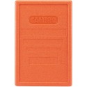 Víko pro termoizolační boxy Cam GoBox® s horním plněním, oranžové, 600x400x(H)34mm