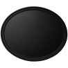 Oválný protiskluzový servírovací tác Camtread, Cambro, černý, Černá, 685x560x(H)32mm