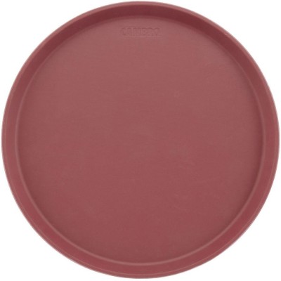 Servírovací tác Camtread®, kulatý, protiskluzový, vínový, ø355x(H)21mm
