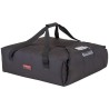 Termoizolační taška na pizzu, Cambro, na 2 pizzy s Ø 500 mm nebo 3 s Ø 450 mm, Černá, 430x550x(H)165mm