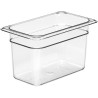 Nádoba Camwear GN 1/4 z polykarbonátu, Cambro, GN 1/4, 3,7L, Průhledná, 162x265x(H)150mm