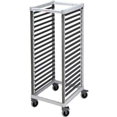 Vozík pro přepravu nádob 18 × GN 2/1 , počet drážek: 18, 645x835x(H)1707mm