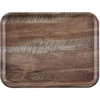 Servírovací tác Capri, tmavý dub, Tmavé dřevo, 370x530x(H)mm