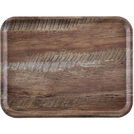 Servírovací tác Capri, tmavý dub, Tmavé dřevo, 370x530x(H)mm