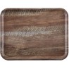 Servírovací tác Capri, Cambro, tmavý dub, Tmavé dřevo, 370x530mm