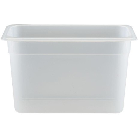 Nádoba z průhledného polypropylenu GN 1/3, 6,9 l, H 200 mm, GN 1/3, 6,9L, Průhledná, 325x176x(H)200mm