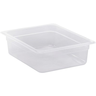 Nádoba GN 1/2 z průhledného polypropylenu, 5,9 l, H 100 mm, GN 1/2, 5,9L, Průhledná, 325x260x(H)100mm