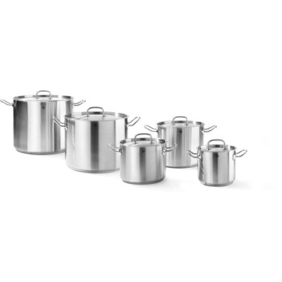 Vysoký hrnec s pokličkou, Kitchen Line, 9L, ø240x(H)200mm