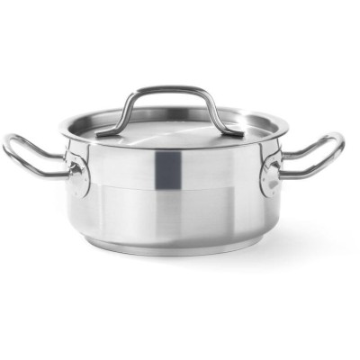 Nízký hrnec s pokličkou, Profi Line, 1,5L, ø160x(H)75mm