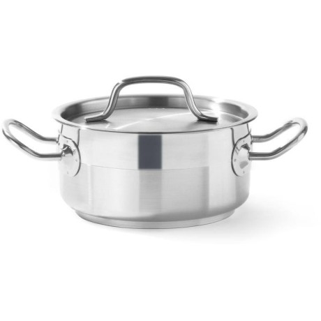 Nízký hrnec s pokličkou, Profi Line, 1,5L, ø160x(H)75mm