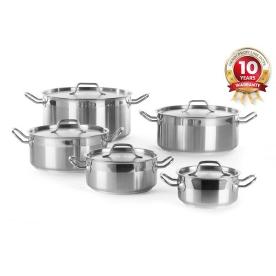 Nízký hrnec s pokličkou, Profi Line, 2,8L, ø200x(H)90mm