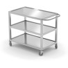 Servírovací vozík, svařovaný, HENDI, Profi Line, 865x565x(H)950mm