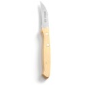 Loupací nůž s dřevěnou rukojetí, zahnutý model, Dřevo, (L)165mm