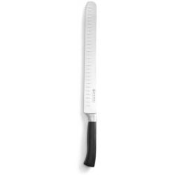 Nůž na šunku/lososa, Profi Line, Grantonovy odsazení, Černá, (L)430mm