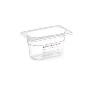Gastronádoba 1/9, GN 1/9, 1L, Průhledná, 176x108x(H)100mm