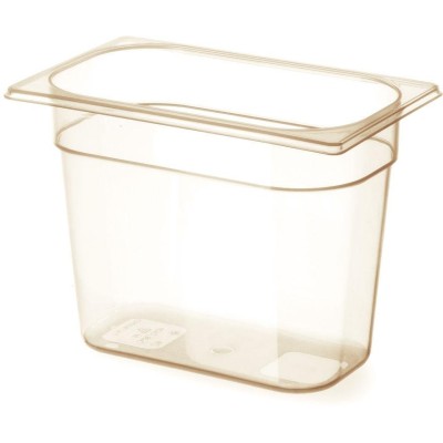 Gastronádoba 1/4 vysoká teplotní odolnost, GN 1/4, 1,7L, Průhledná, 265x162x(H)65mm
