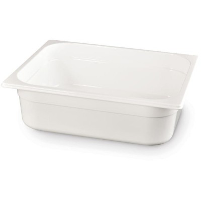 Gastronádoba 1/2, GN 1/2, 6,5L, Bílá, 325x265x(H)100mm