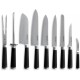 9dílná sada nožů, Černá, 445x260x(H)65mm