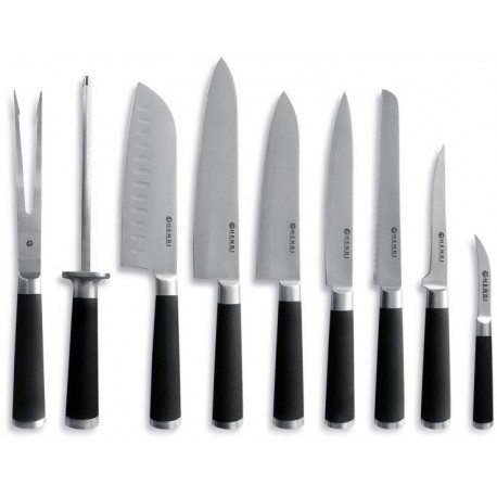 9dílná sada nožů, Černá, 445x260x(H)65mm